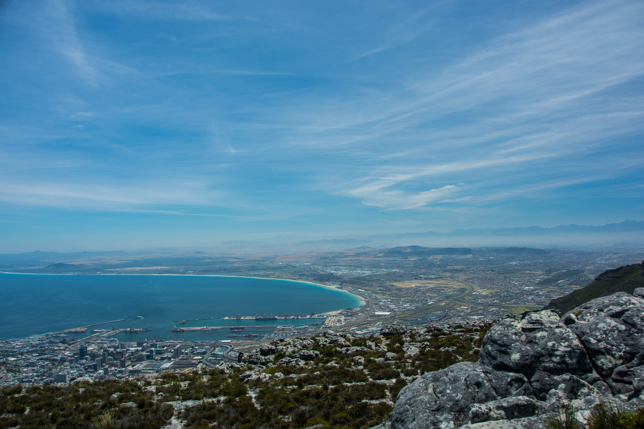 Südafrika-Aussicht-Tafelberg