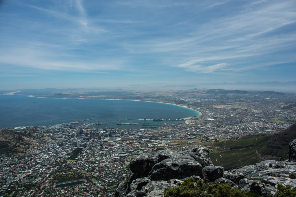 Südafrika-Aussicht-Tafelberg
