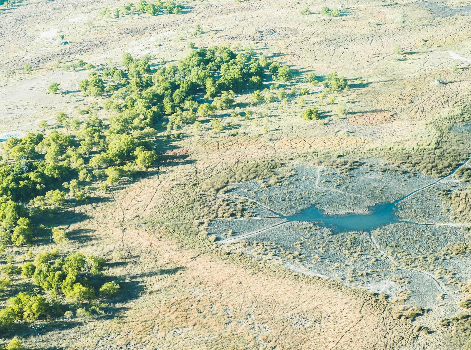 Botswana Rundflug Okavango Delta