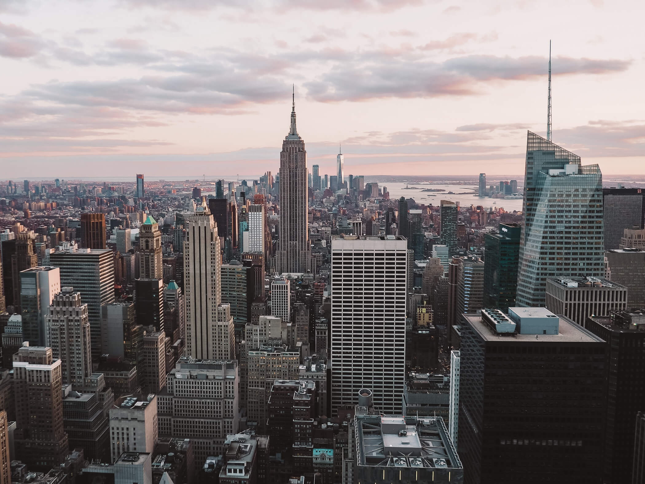 New York von oben - Aussichtsplattform New York City