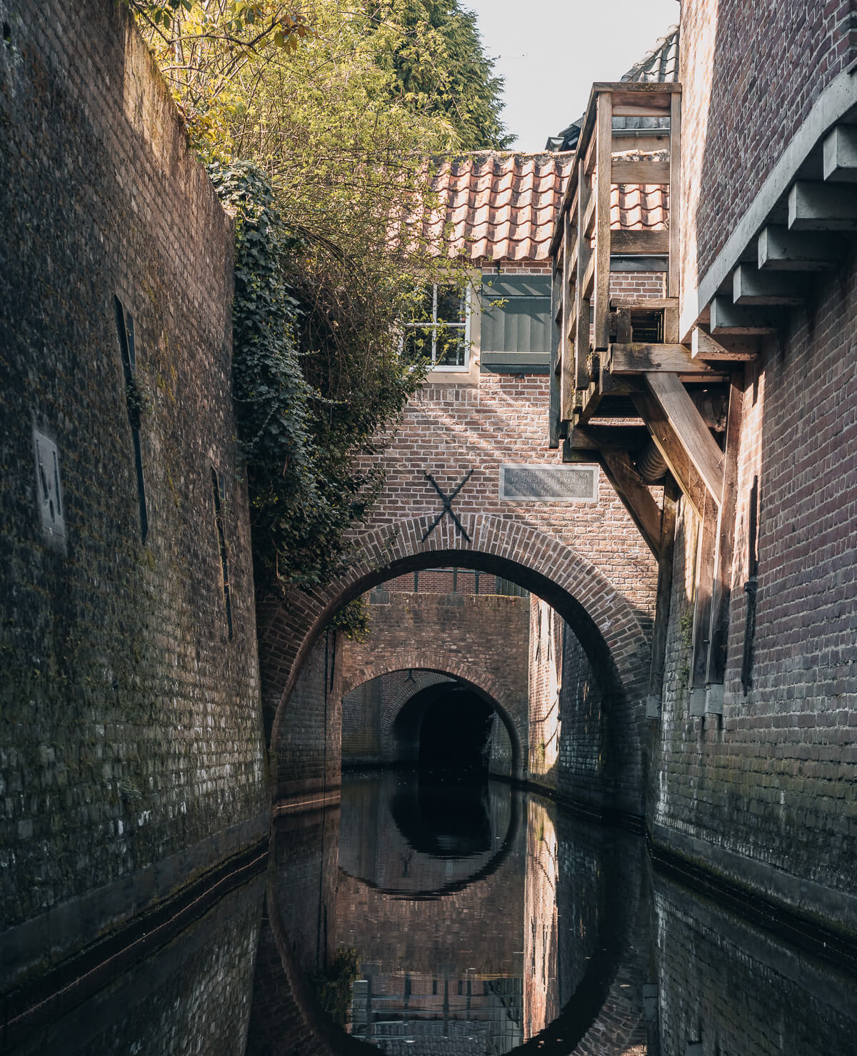 Binnendieze in s-Hertogenbosch Holland