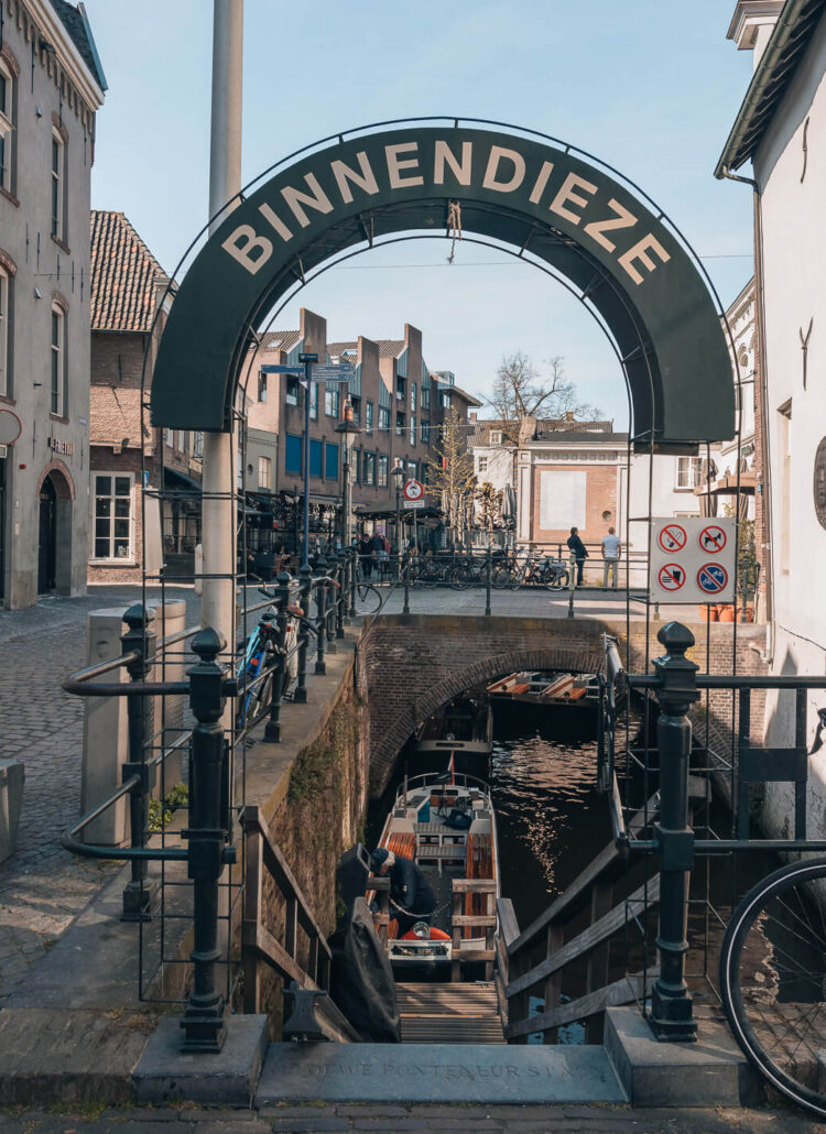 Binnendieze in s-Hertogenbosch Holland
