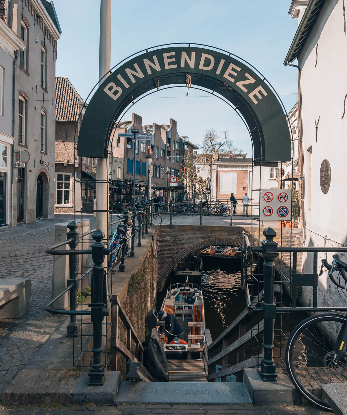 Binnendieze in s-Hertogenbosch Holland